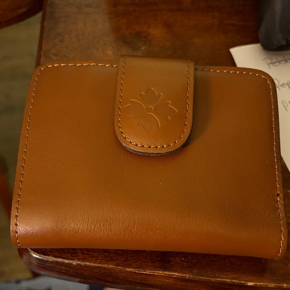 Patricia Nash Tan Leather Wallet RFID